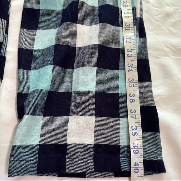 Croft & Borrow SZ Small Pajamas Plaid Black White Plaid 100% Cotton - Picture 13 of 15
